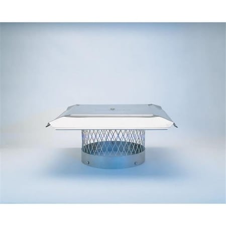 Integra Miltex Homesaver 10345 8 Inch HomeSaver Pro Stainless Steel Round Chimney Cap 3/4 Inch Mesh 10345